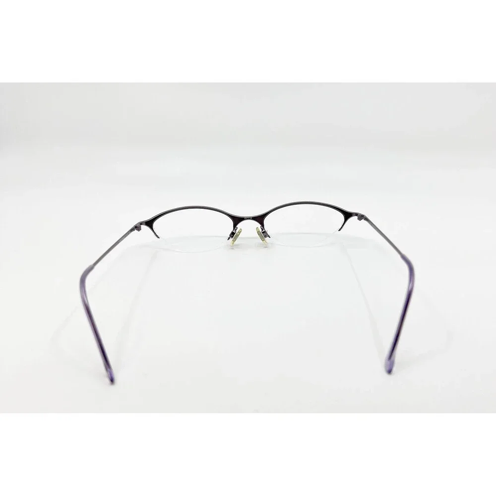 Via Spiga Eyeglasses Women Purple Gabetti 760 Semi Rimless Cat Eye 49-18-135